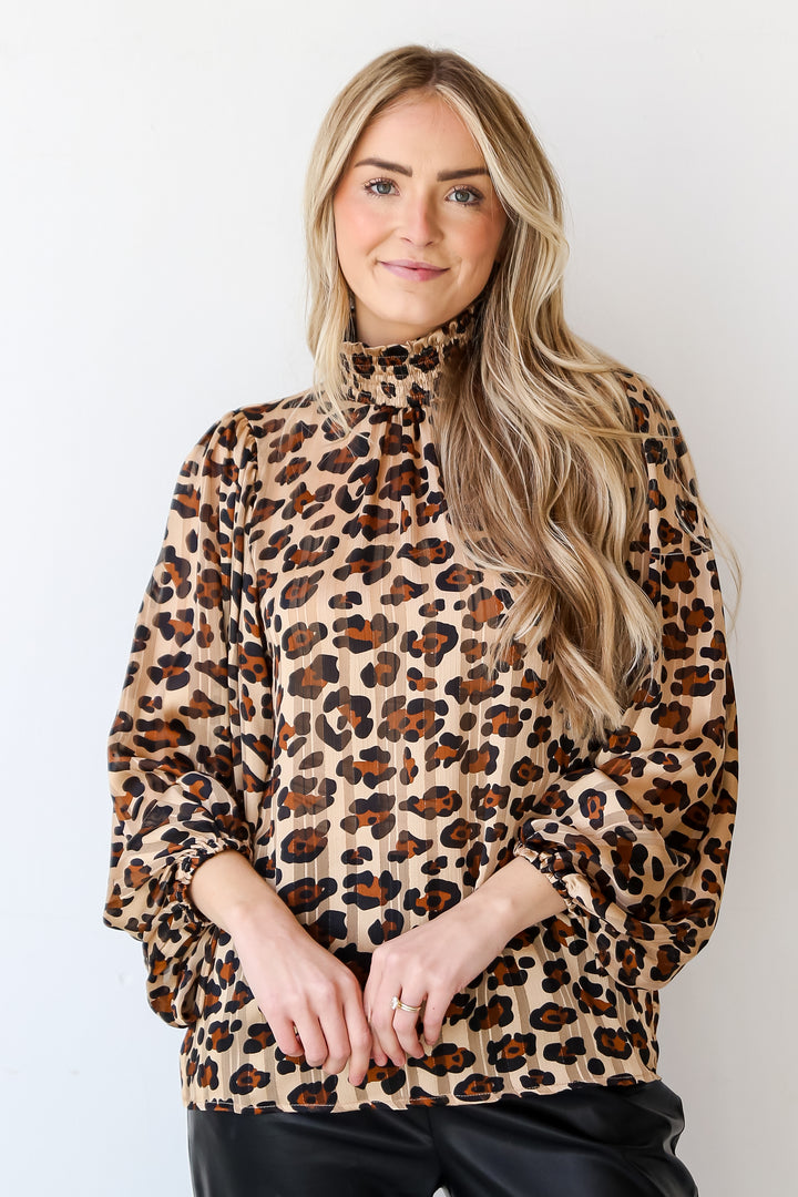 animal print tops for women