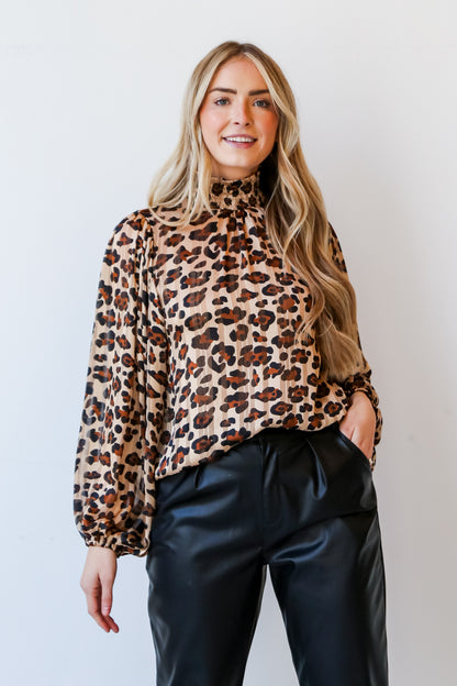 cute leopard tops