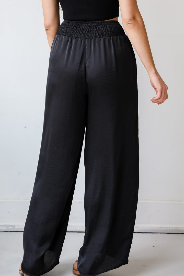 Satin Wide Leg Pants for women