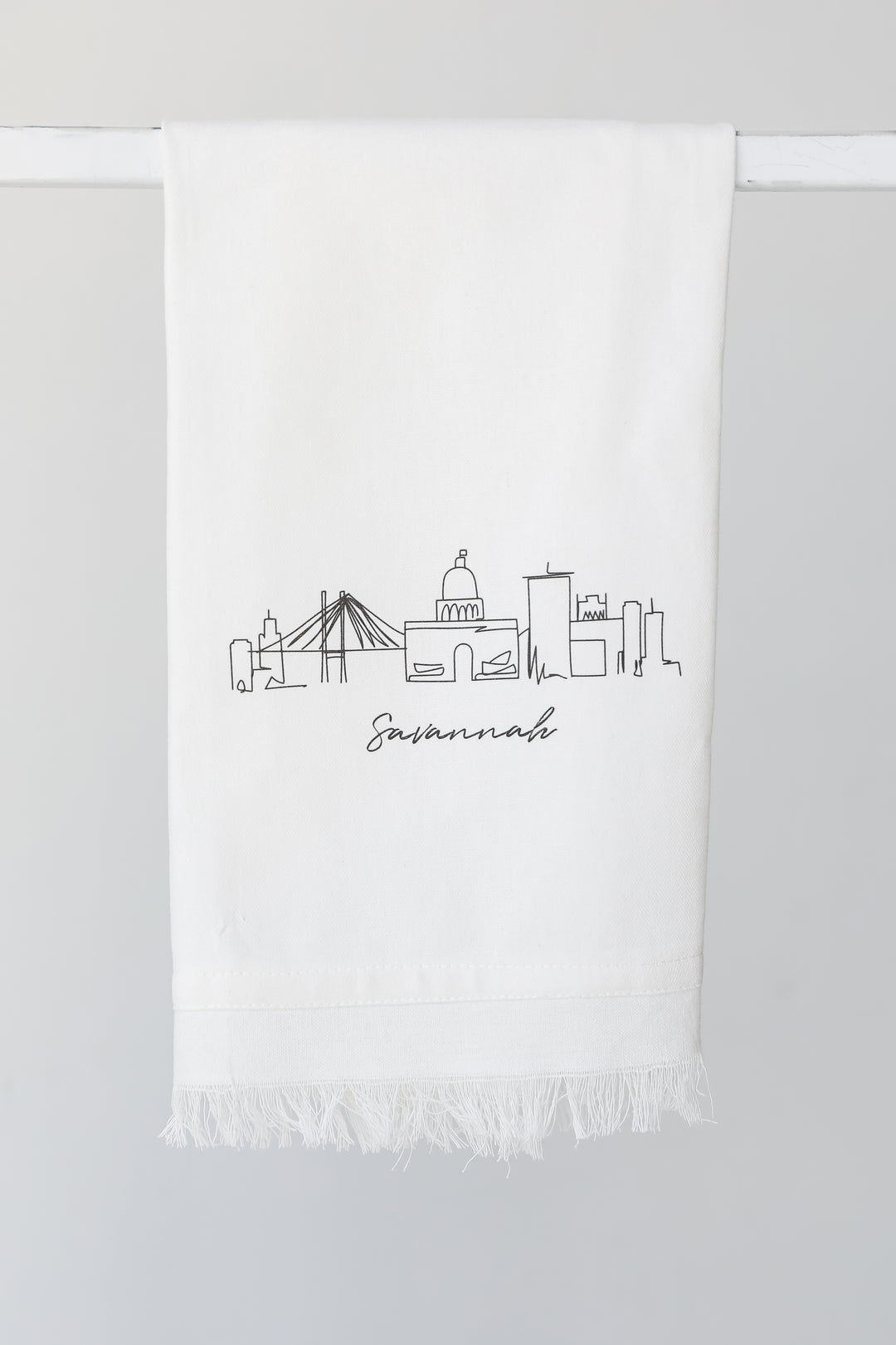 Savannah City Scape Hand Towel