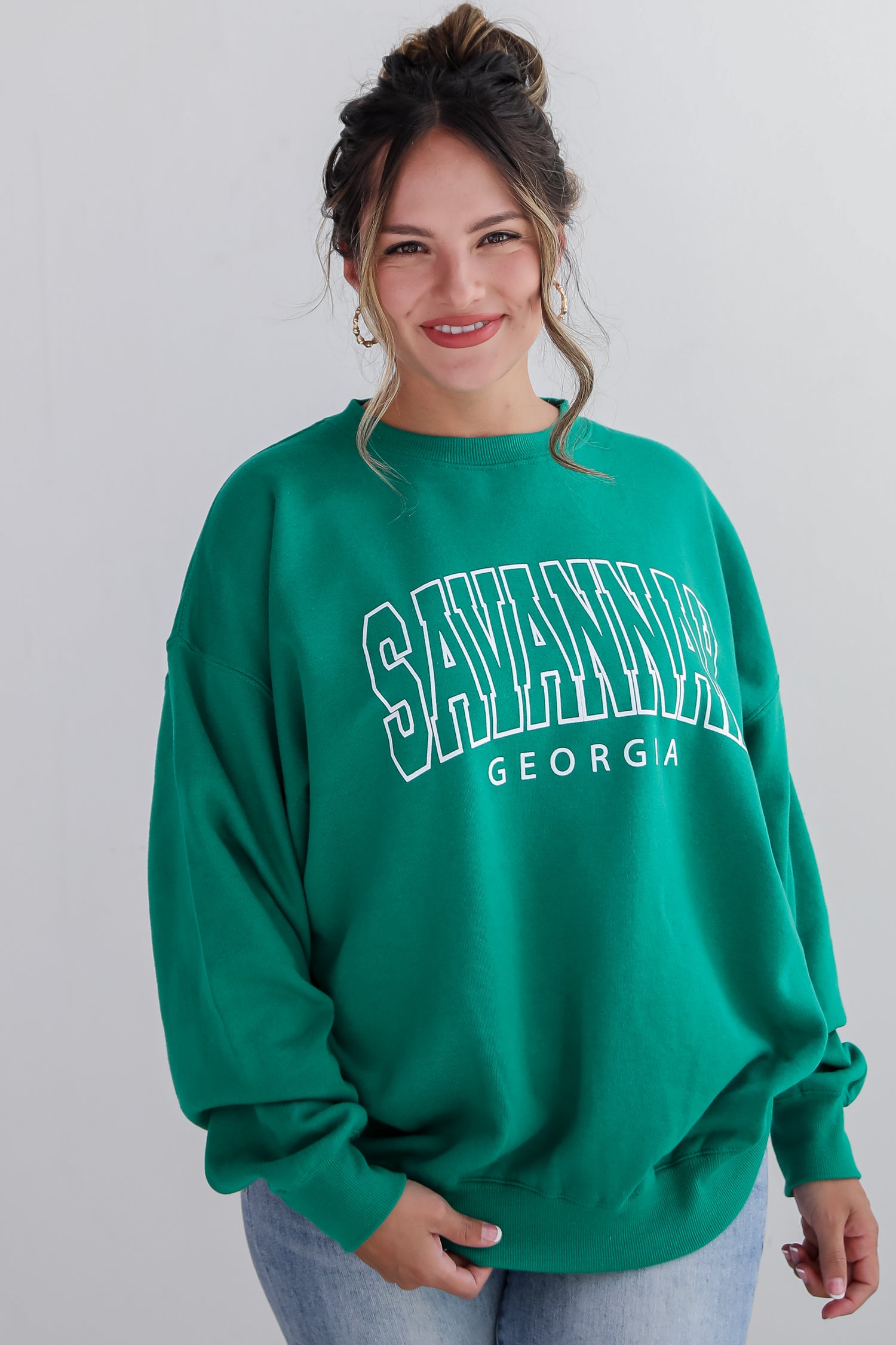 Green Savannah Georgia Sweatshirt