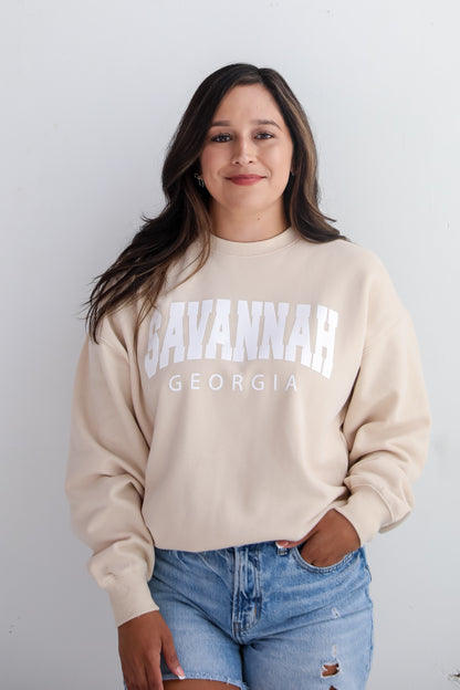 Ivory Savannah Georgia Sweatshirt