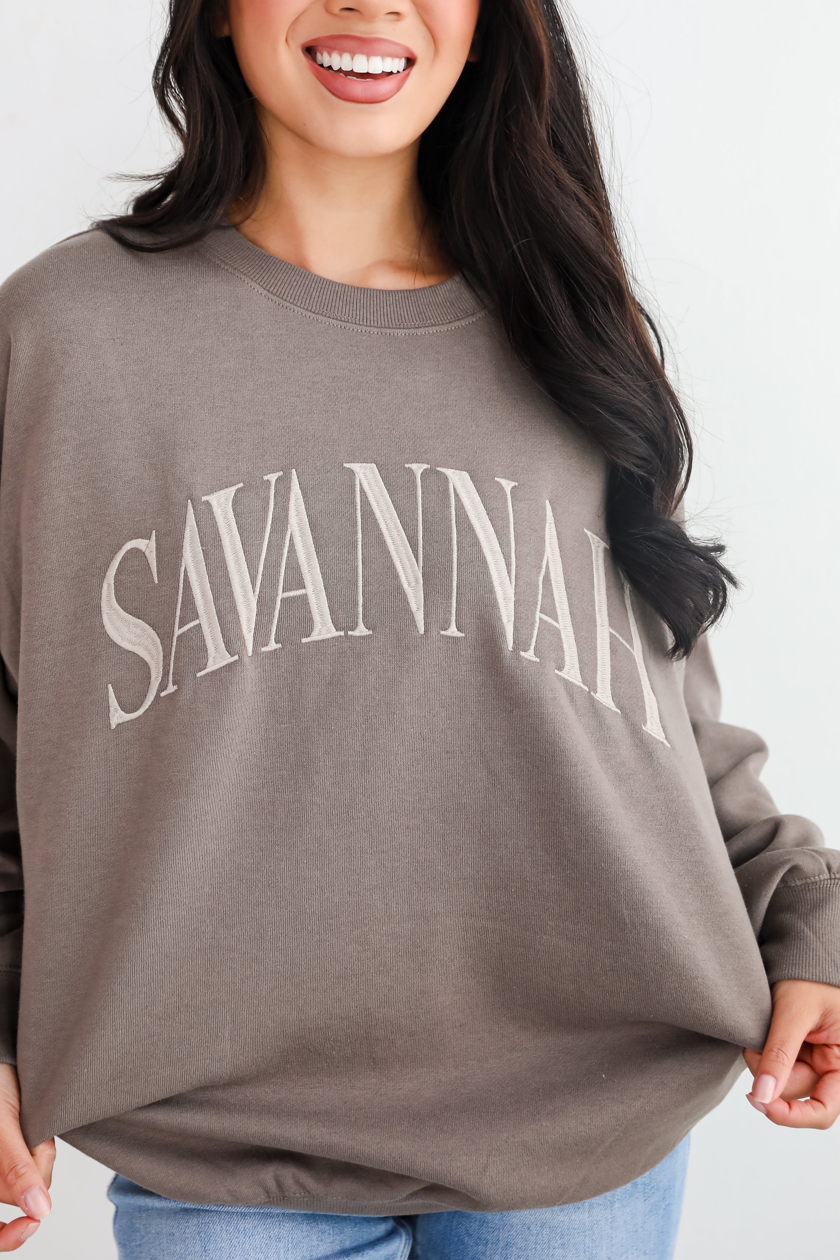 Savannah Embroidered Sweatshirt