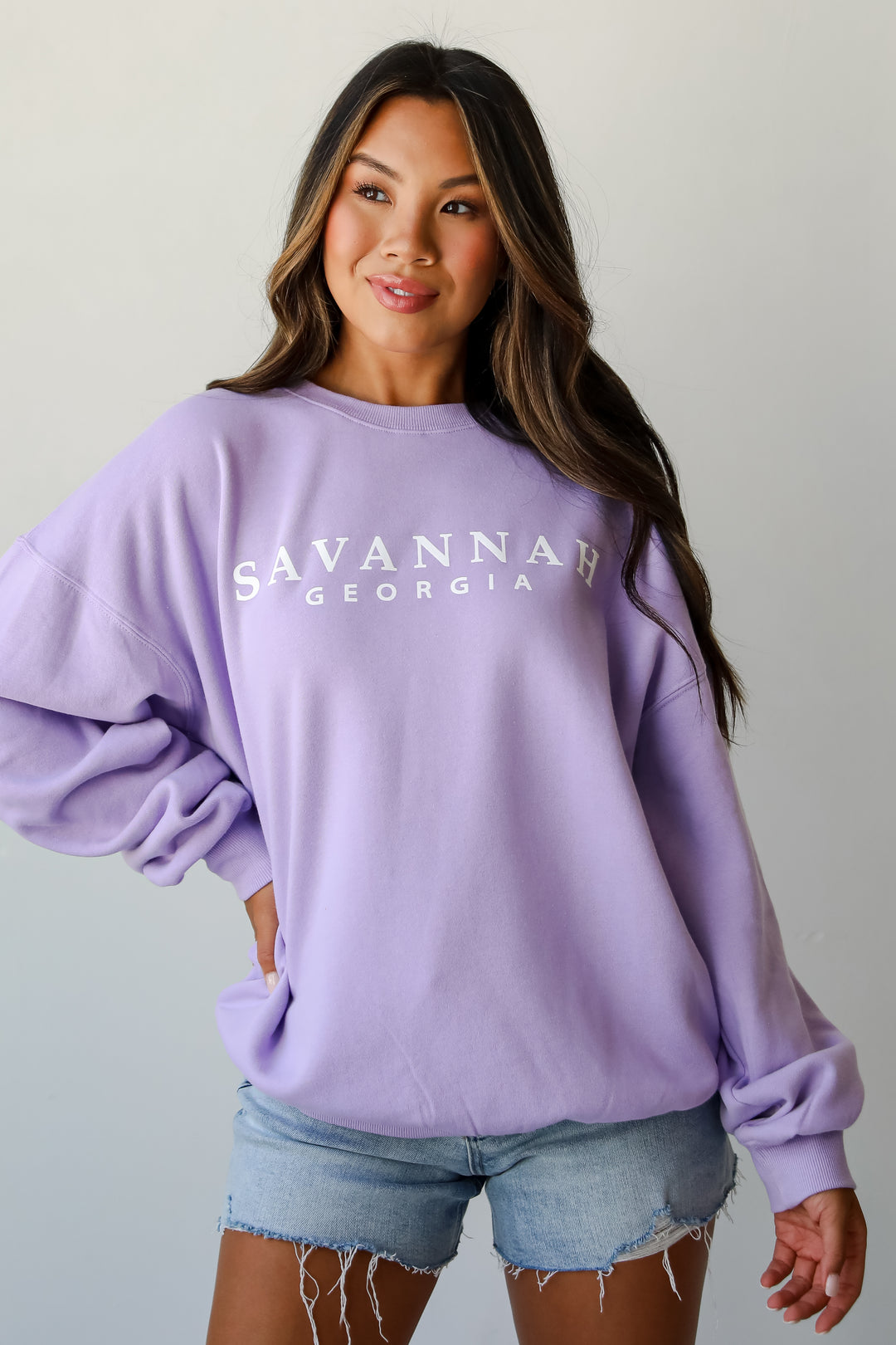 Lavender Savannah Georgia Sweatshirt