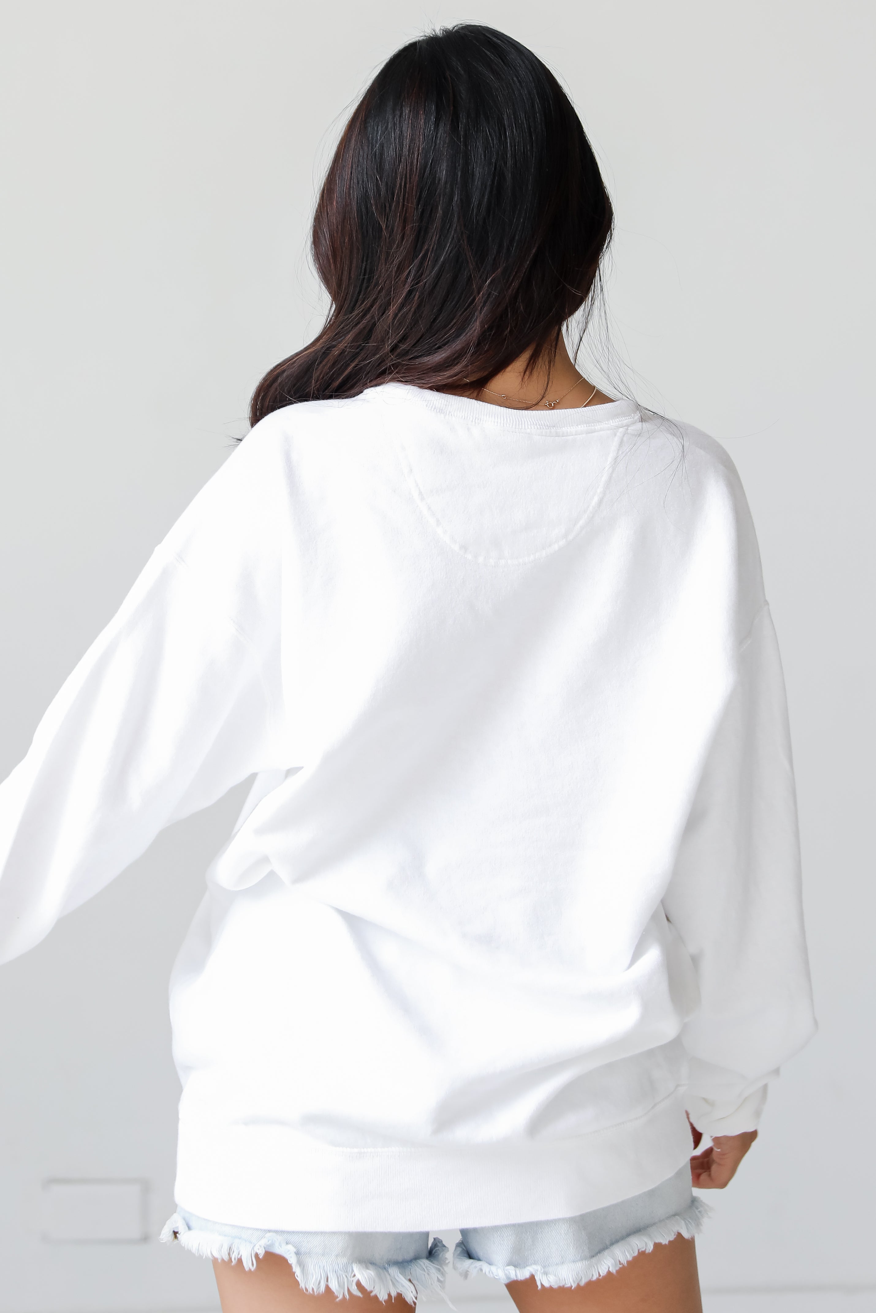 White Savannah Georgia Pullover back view