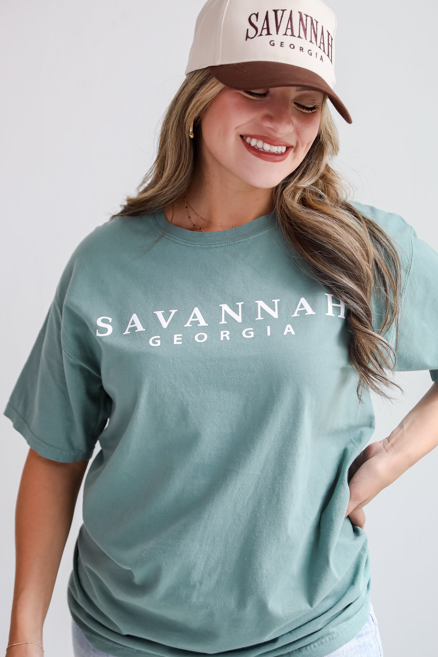 Dark Green Savannah Georgia Tee