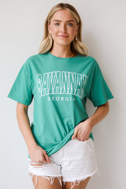 Green Savannah Georgia Tee