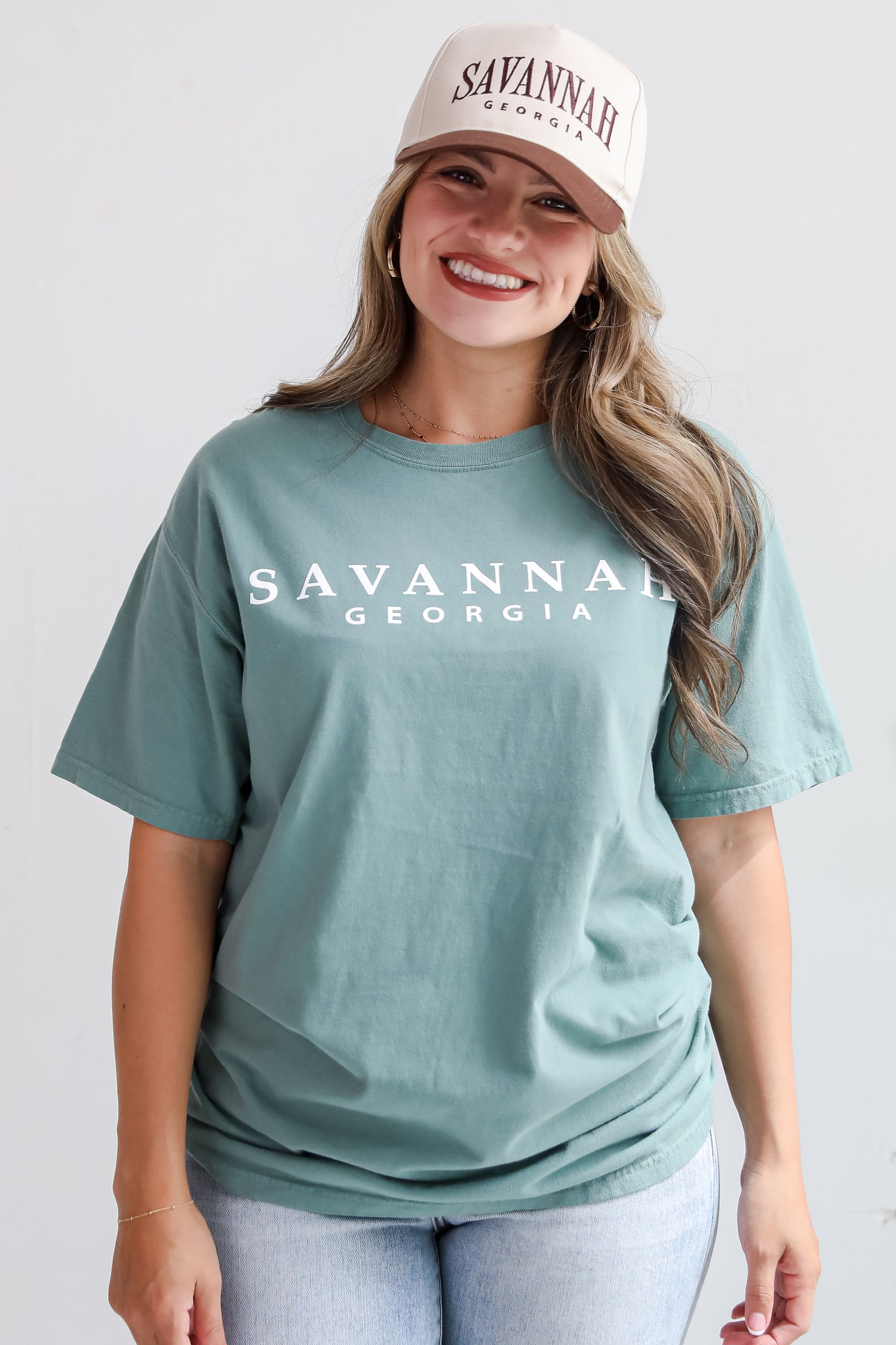 Dark Green Savannah Georgia Tee