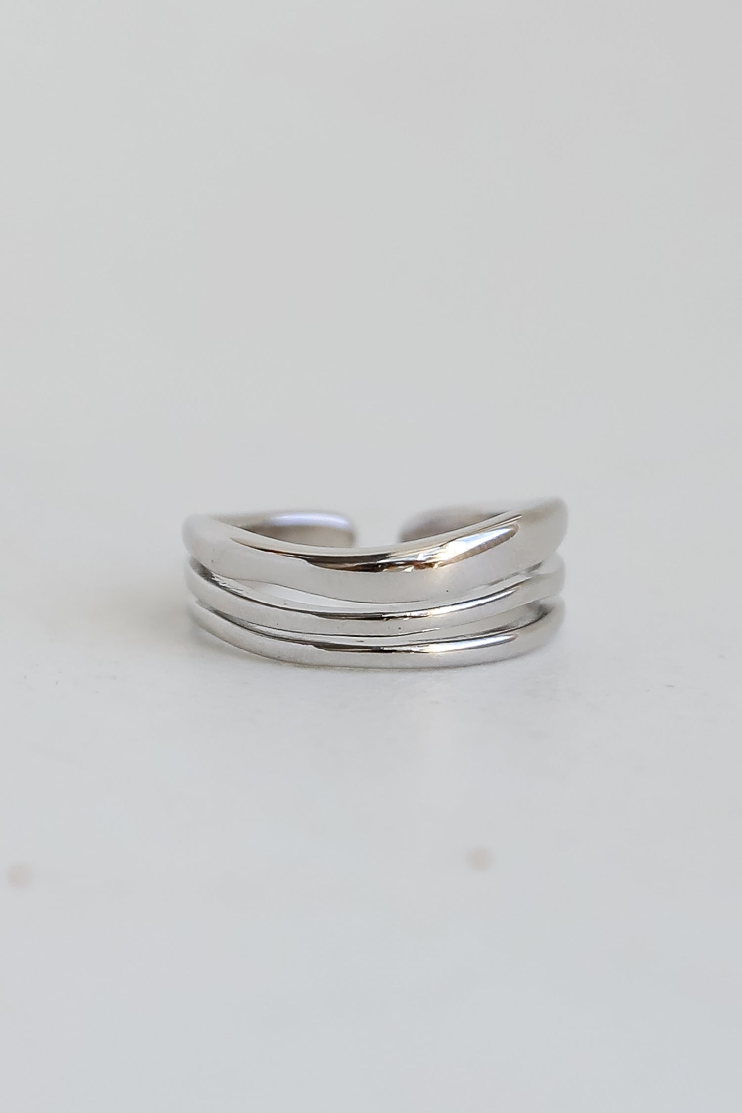 Sofia Silver Triple Ring