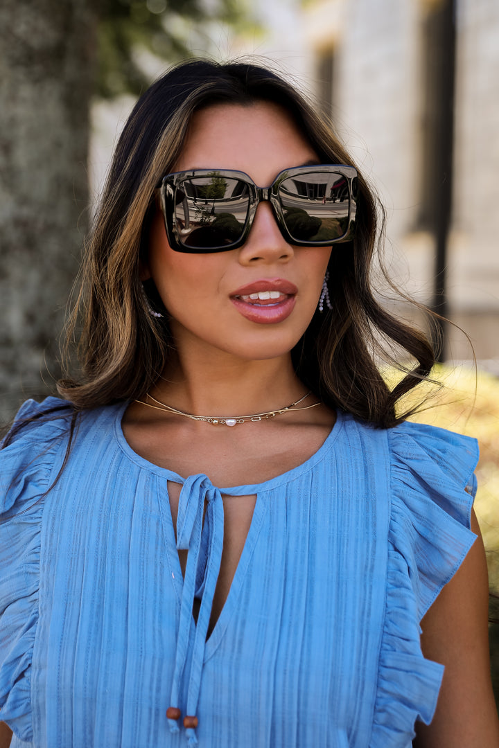 Coolest Essence Oversized Square Sunglasses