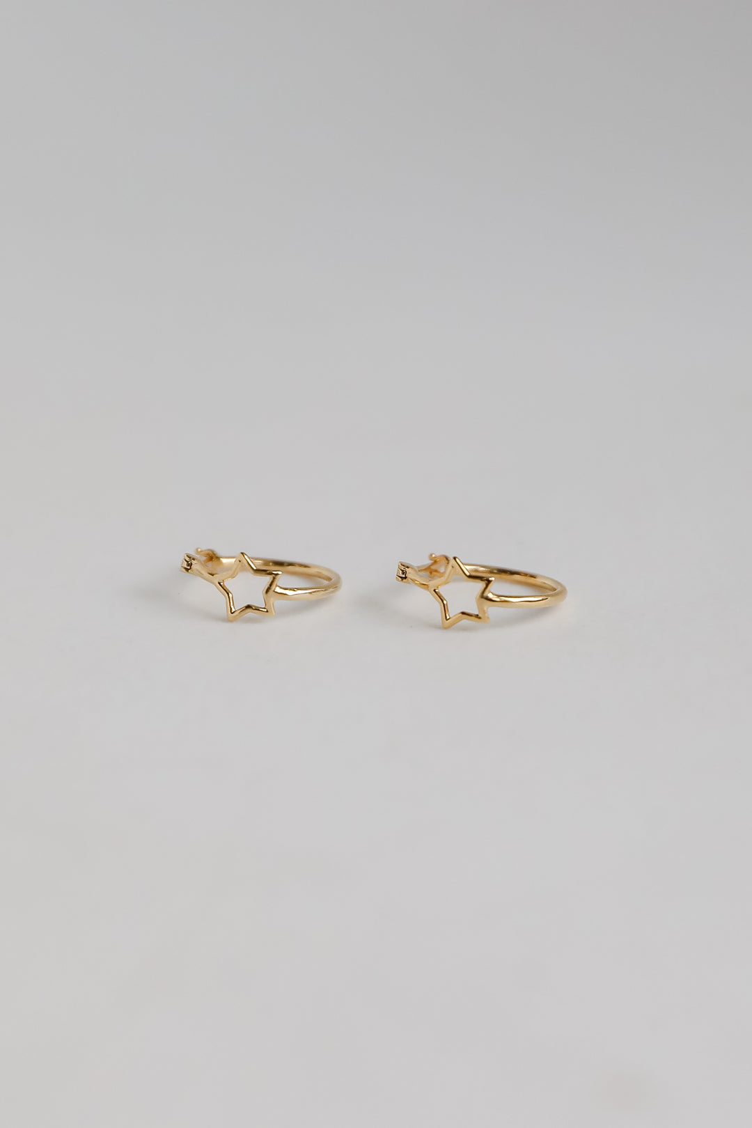 Sophie Gold Star Mini Hoop Earrings