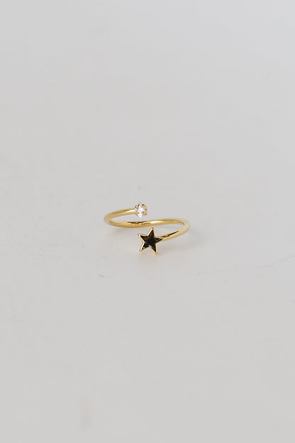 Rhinestone Star Rings