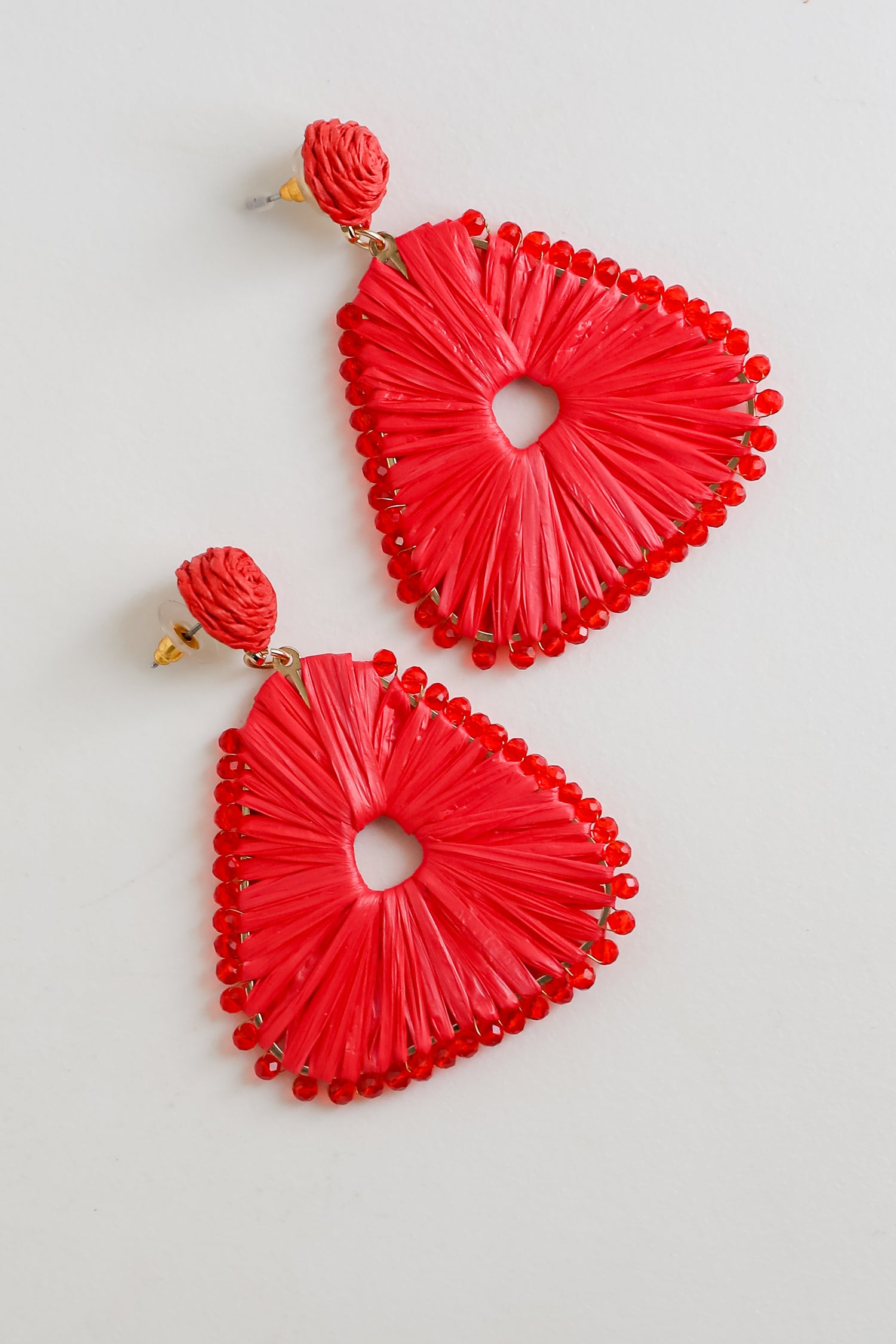 Daphne Straw Statement Earrings