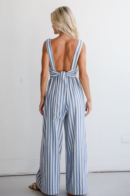 Adorable Chicness Striped Jumpsuit