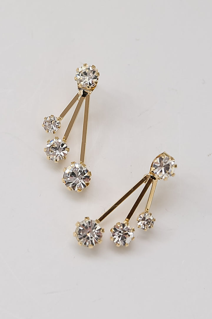 trendy rhinestone earrings