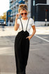 black Suspender Jumpsuit