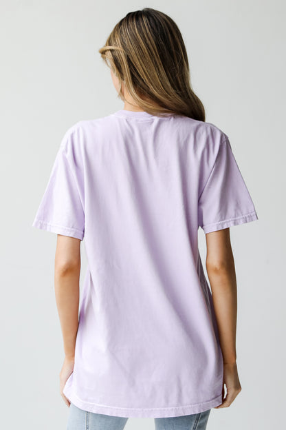 Lavender Suwanee Georgia Tee back view