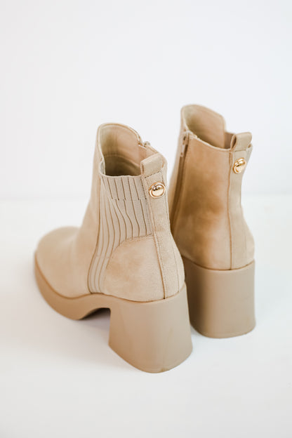 Get In Line Platform Booties