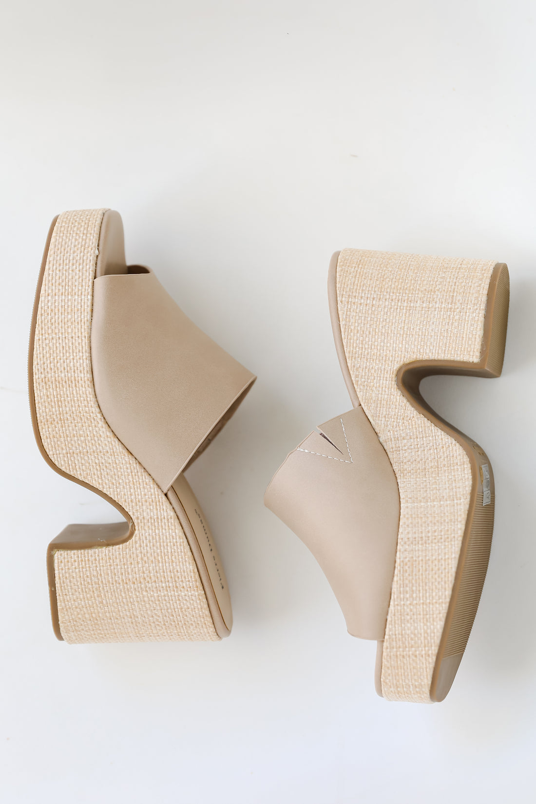 Sunny Steps Nude Platform Heels