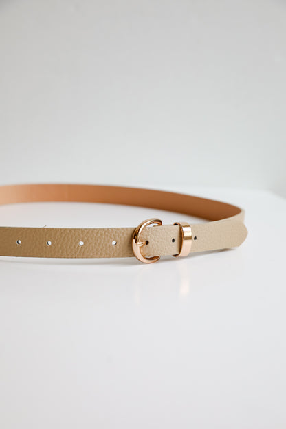 Effortless Trendsetter Taupe Belt