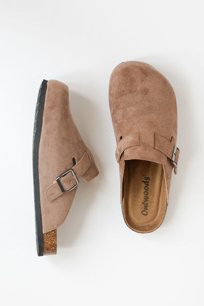 All You See Taupe Slip-On Clogs