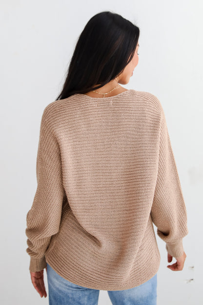 Season Status Taupe Sweater