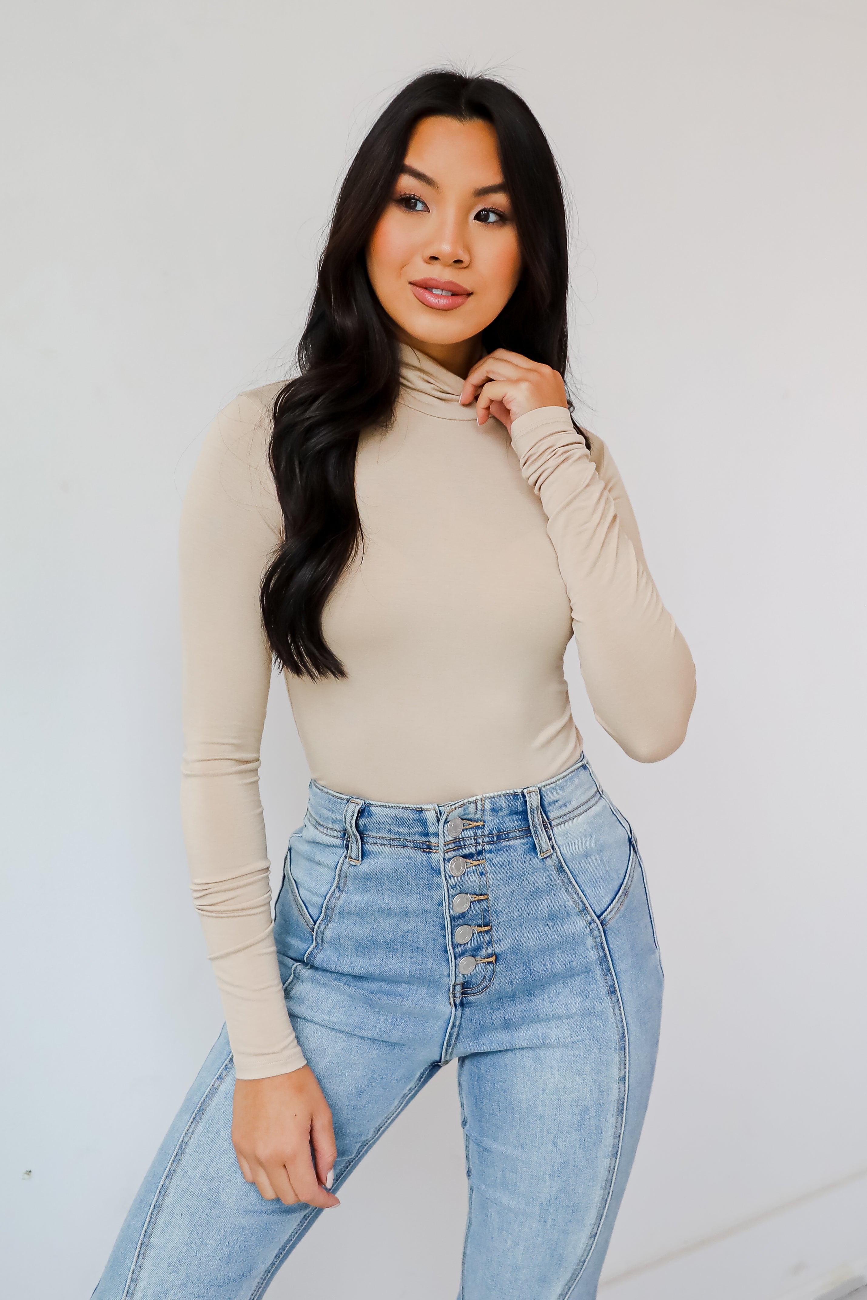 Kennedy Everyday Mock Neck Bodysuit