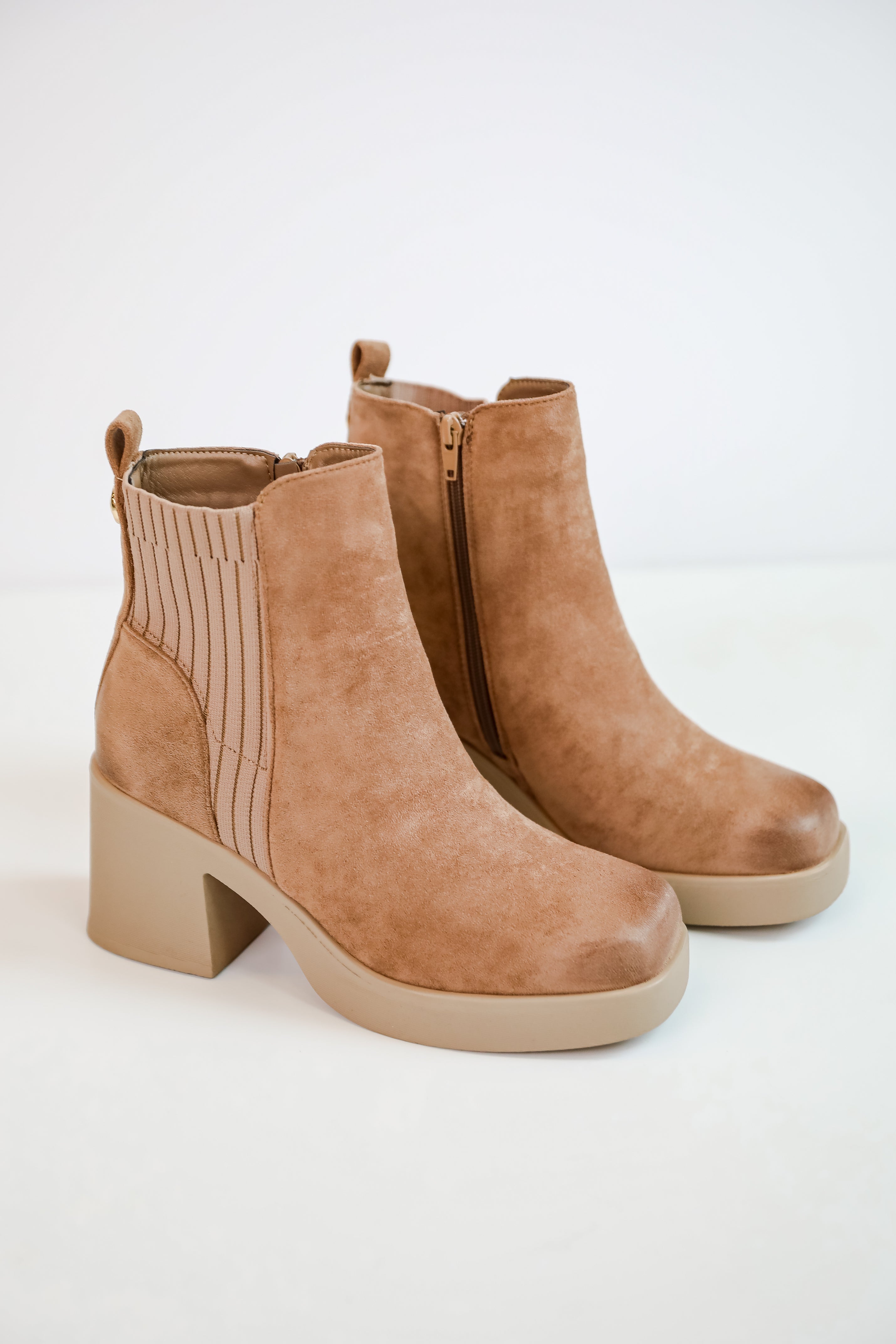 Get In Line Platform Booties