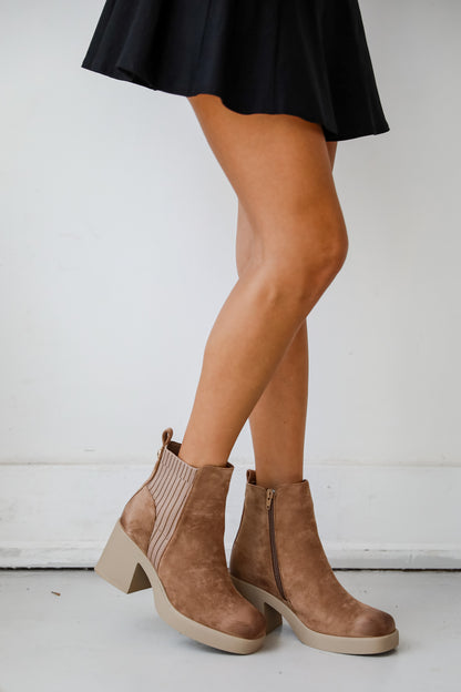 Get In Line Platform Booties