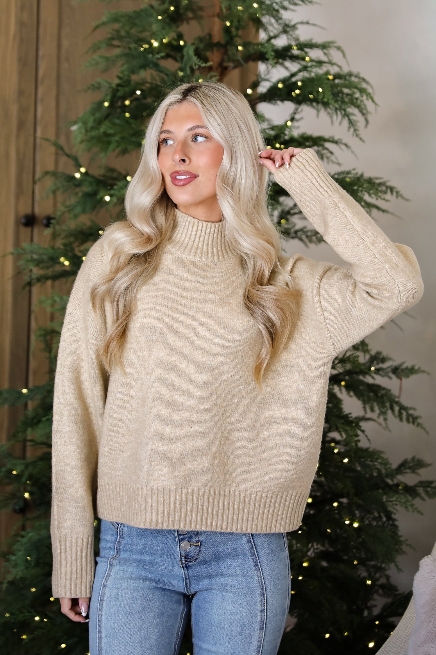 Truly Iconic Taupe Sweater