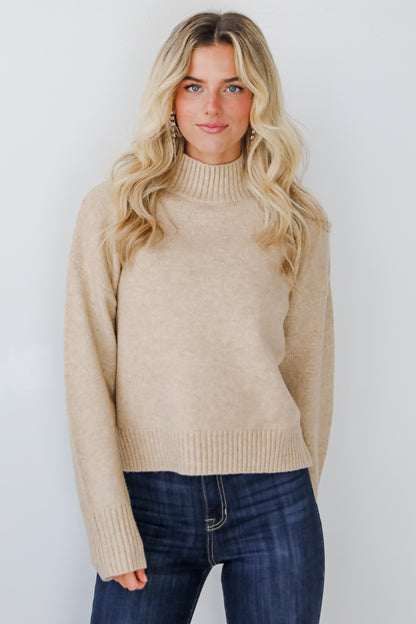 Truly Iconic Taupe Sweater