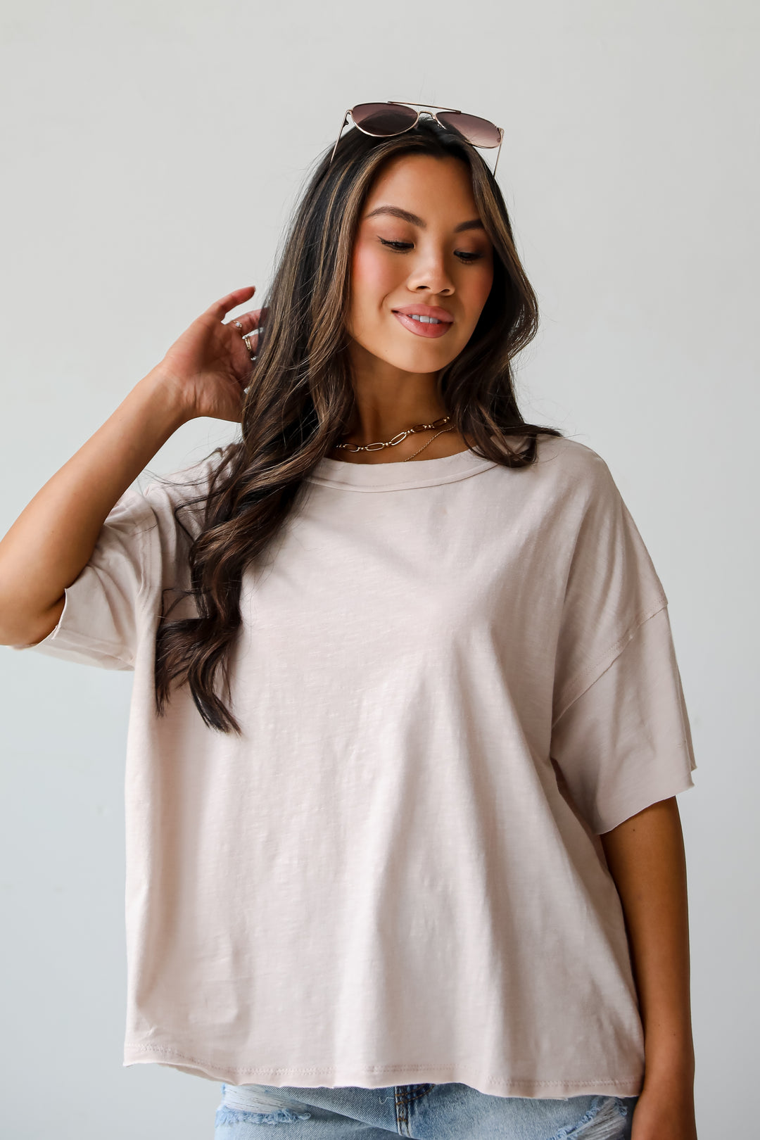 Piper Everyday Taupe Tee