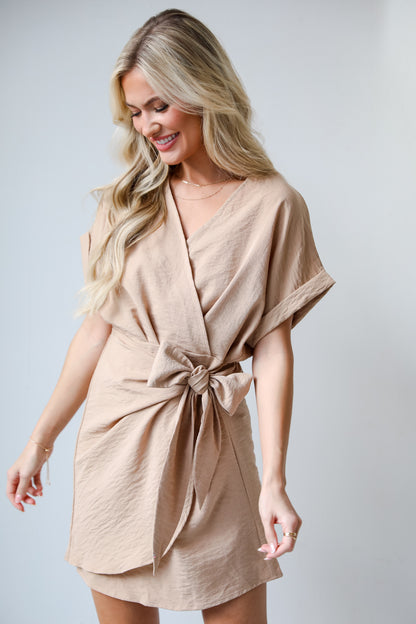 taupe dresses