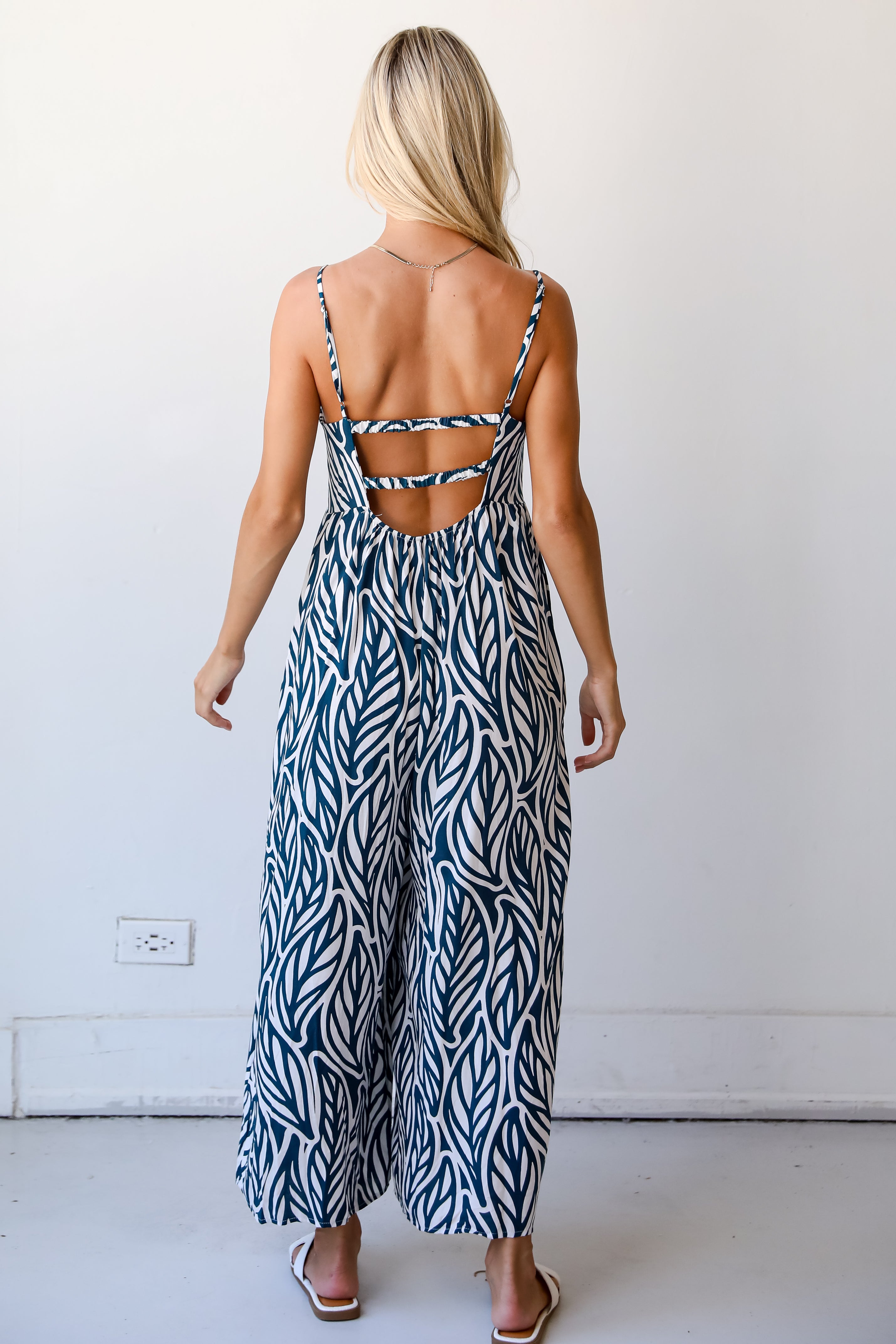 Sweet Feeling Teal Jumpsuit