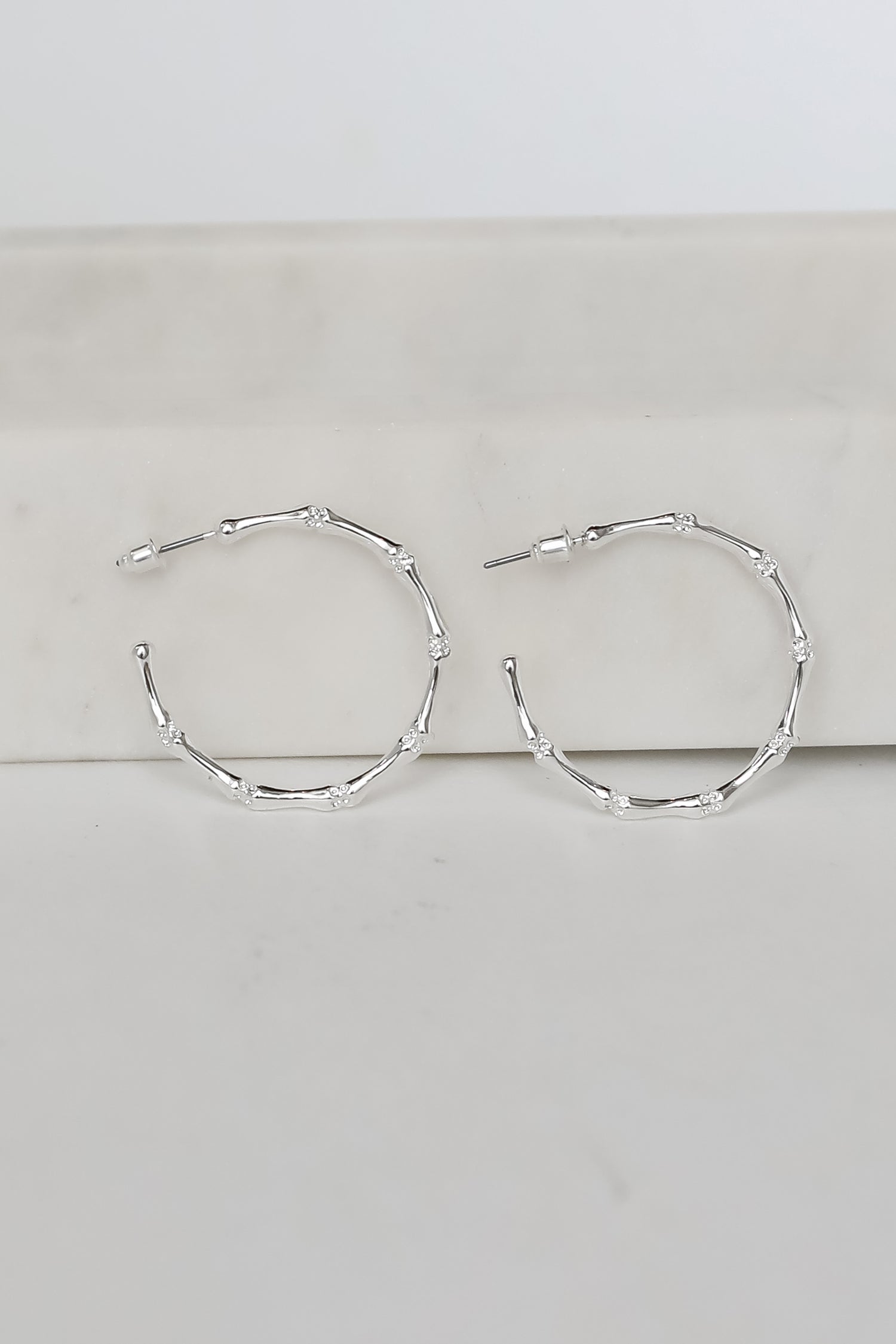 Heidi Textured Hoop Earrings