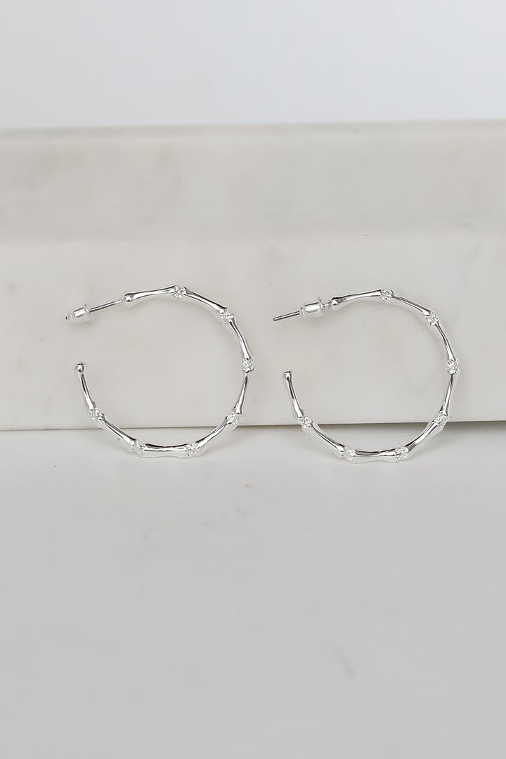 Heidi Textured Hoop Earrings