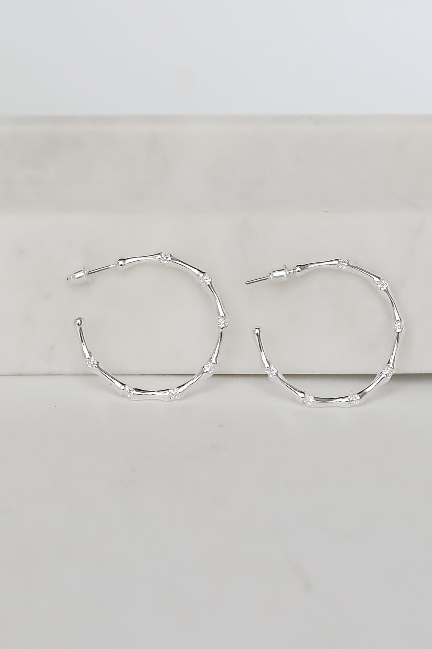 Heidi Textured Hoop Earrings