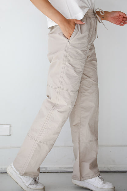 taupe utility  pants