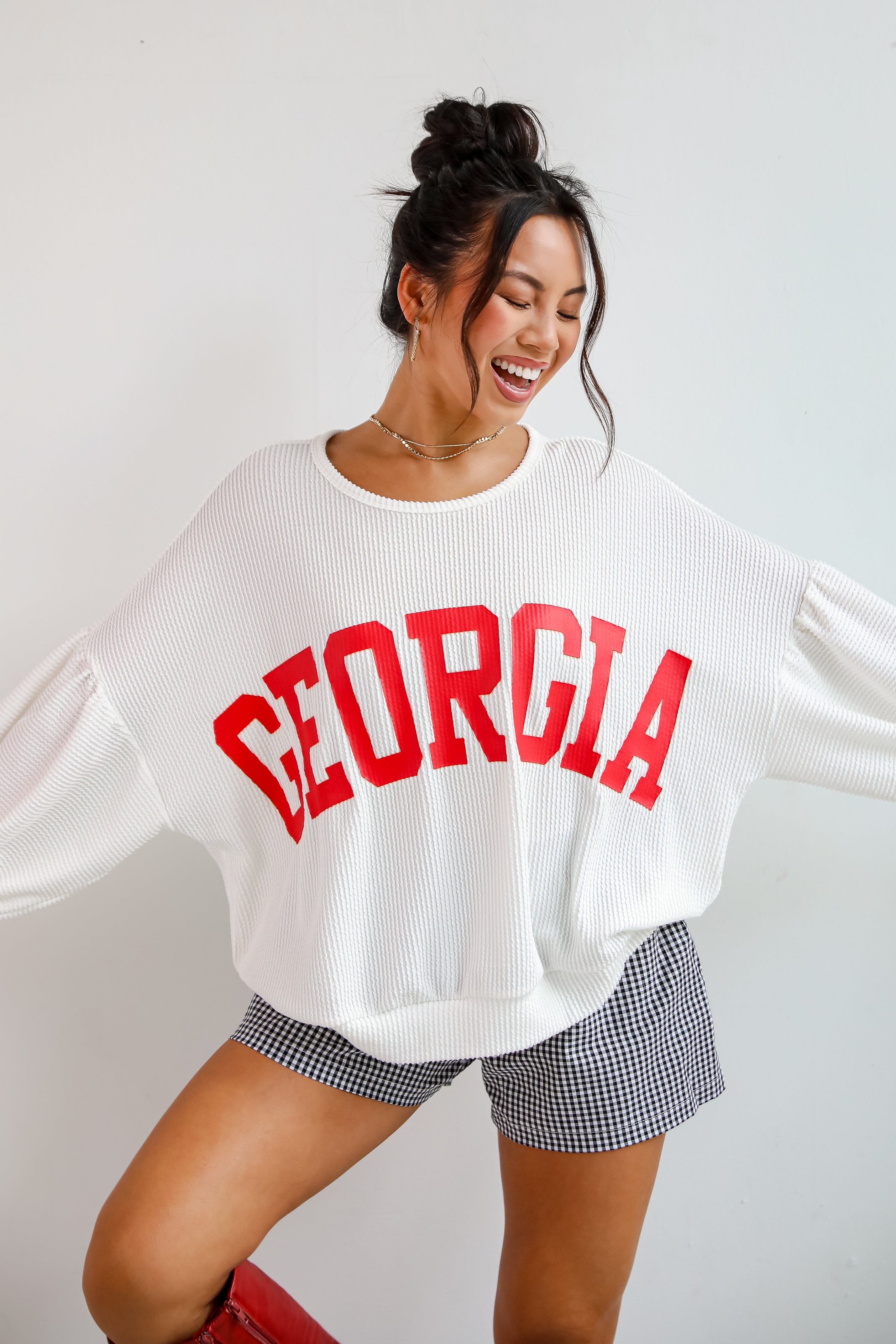 Georgia Corded Pullover