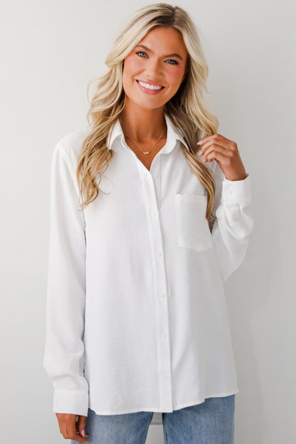 Perfected Sophistication Button-Up Blouse