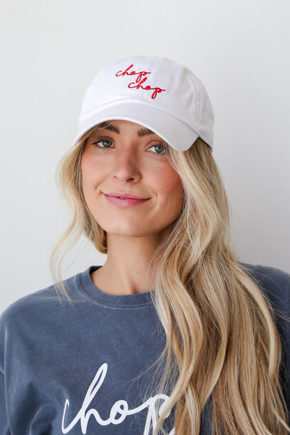 red Chop Chop Baseball Hat