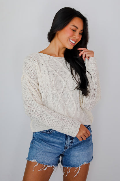 Exceptional Coziness Cable Knit Sweater