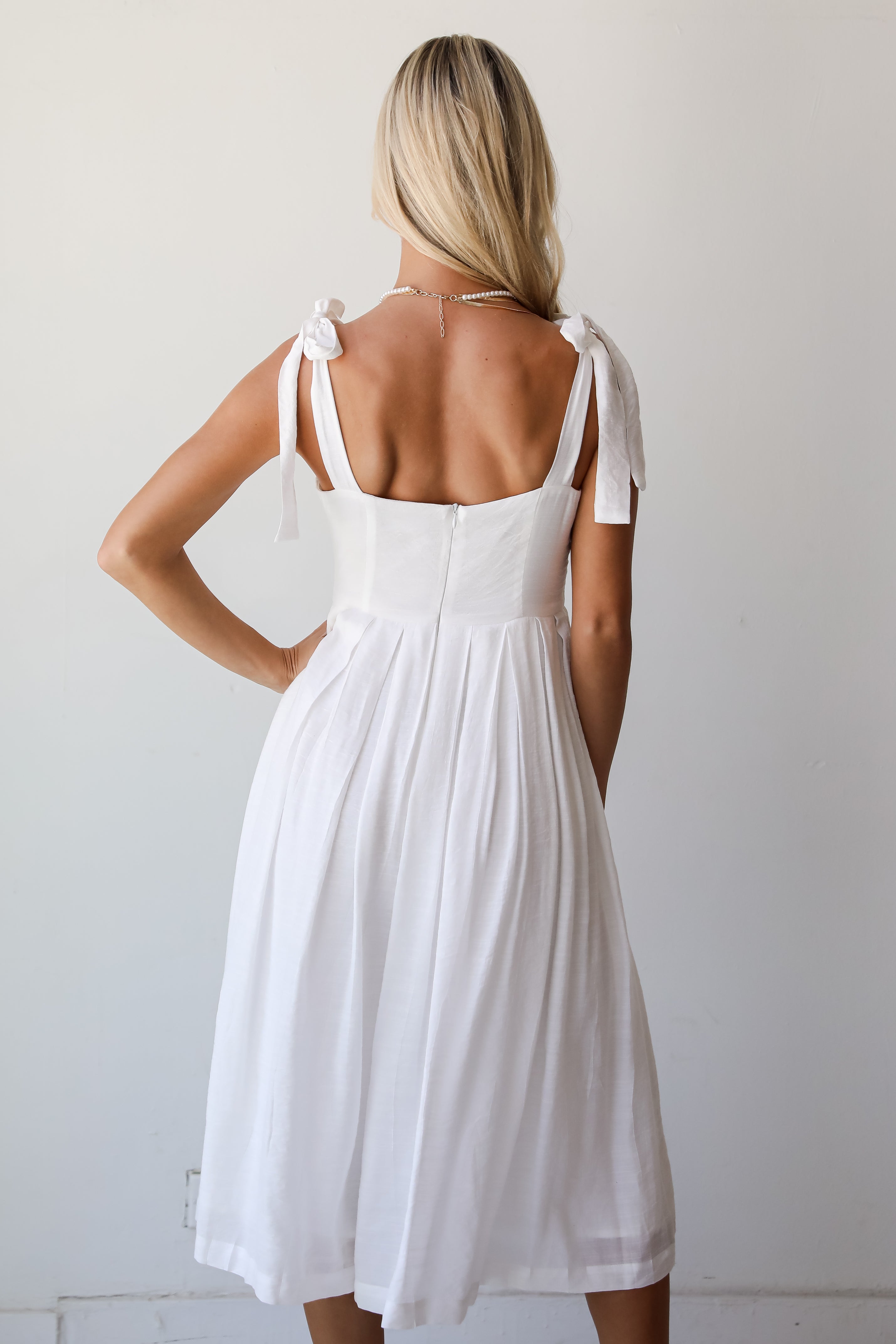 Luminous Glow White Culotte Jumpsuit