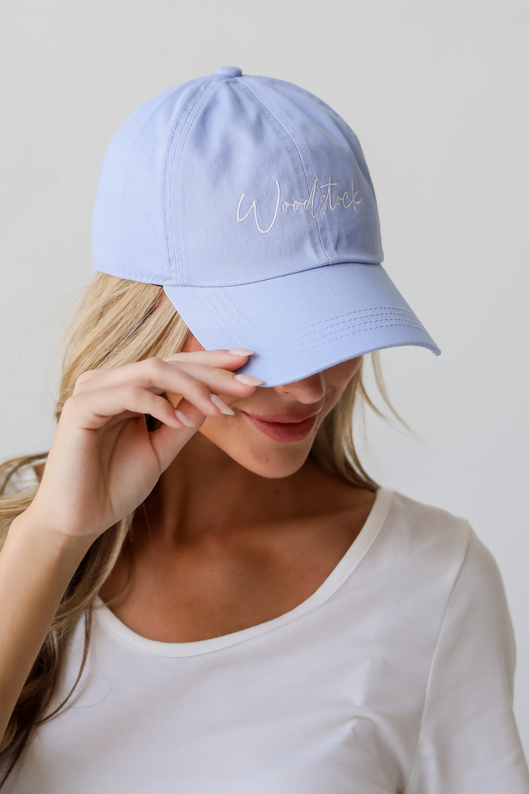 Woodstock Script Embroidered Hat