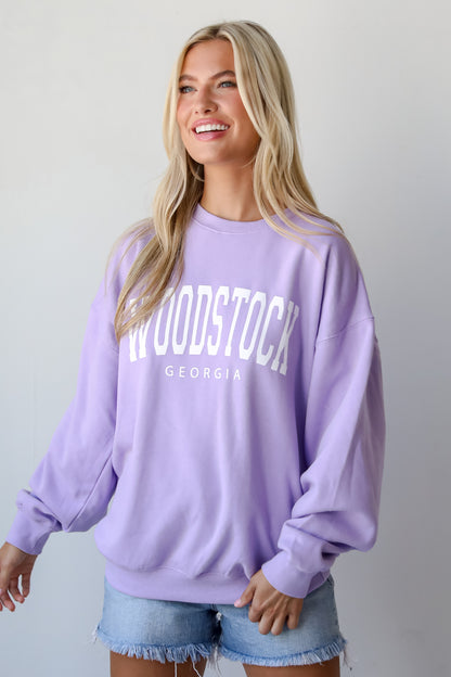 Lavender Woodstock Georgia Sweatshirt