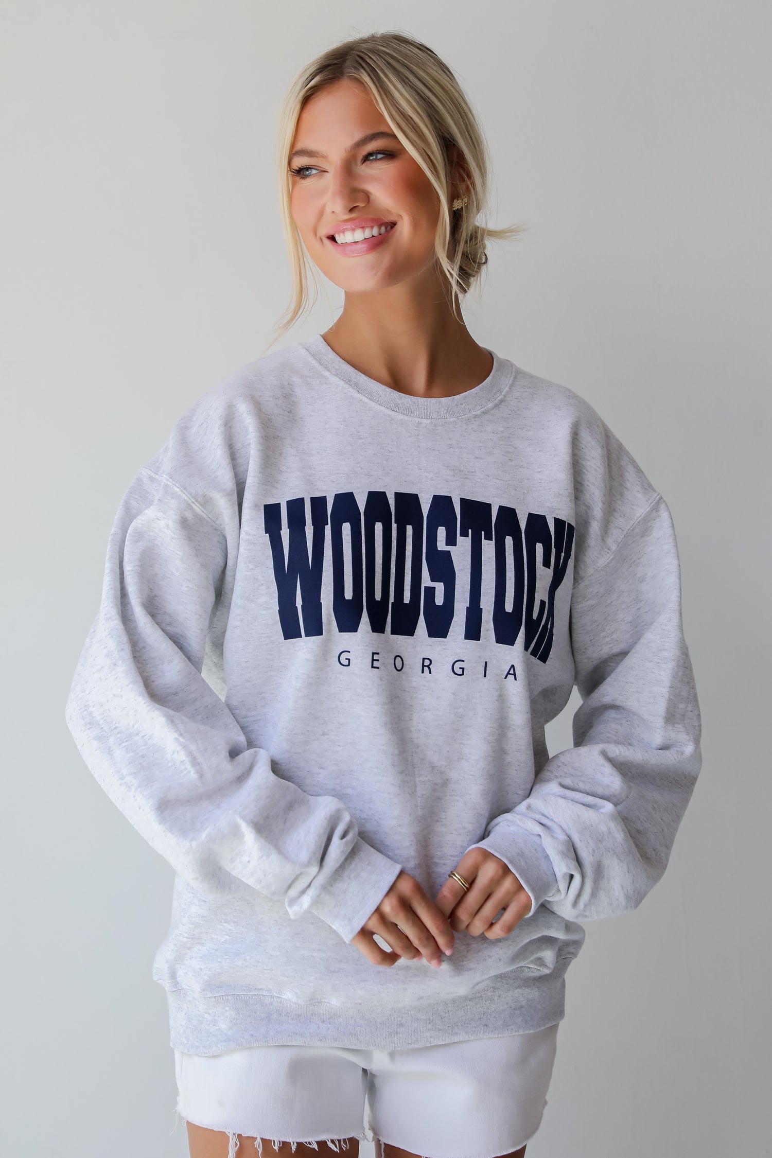 Heather Grey Woodstock Georgia Sweatshirt