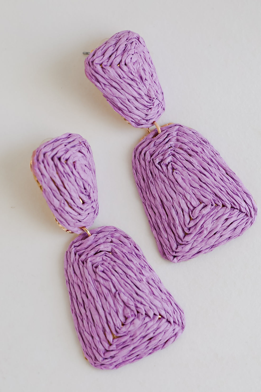 Straw Statement Earrings