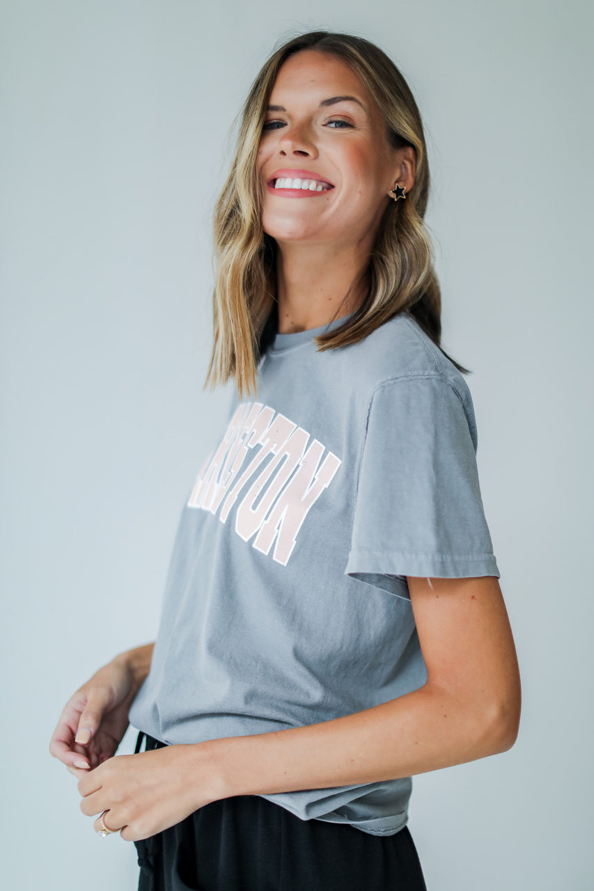 Grey Charleston Graphic Tee