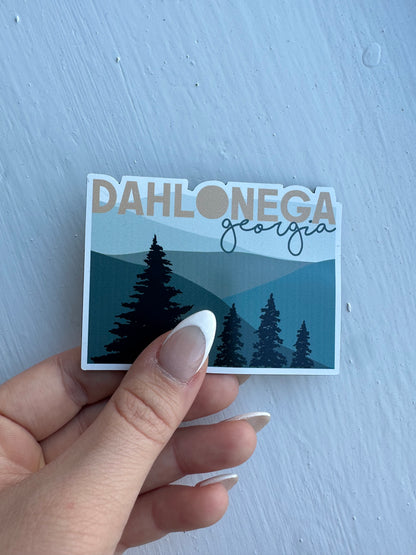 Dahlonega Georgia Mountain Scene Magnet