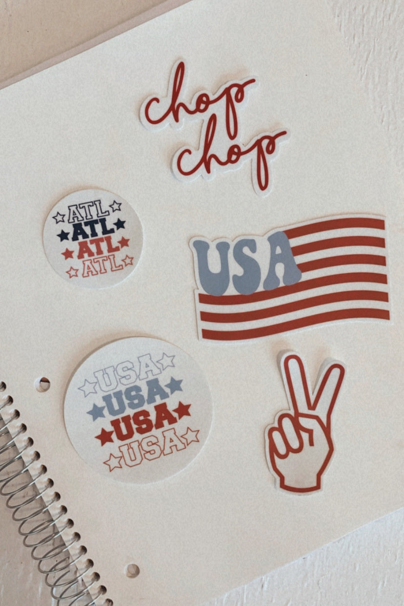 USA Flag Sticker from dress up